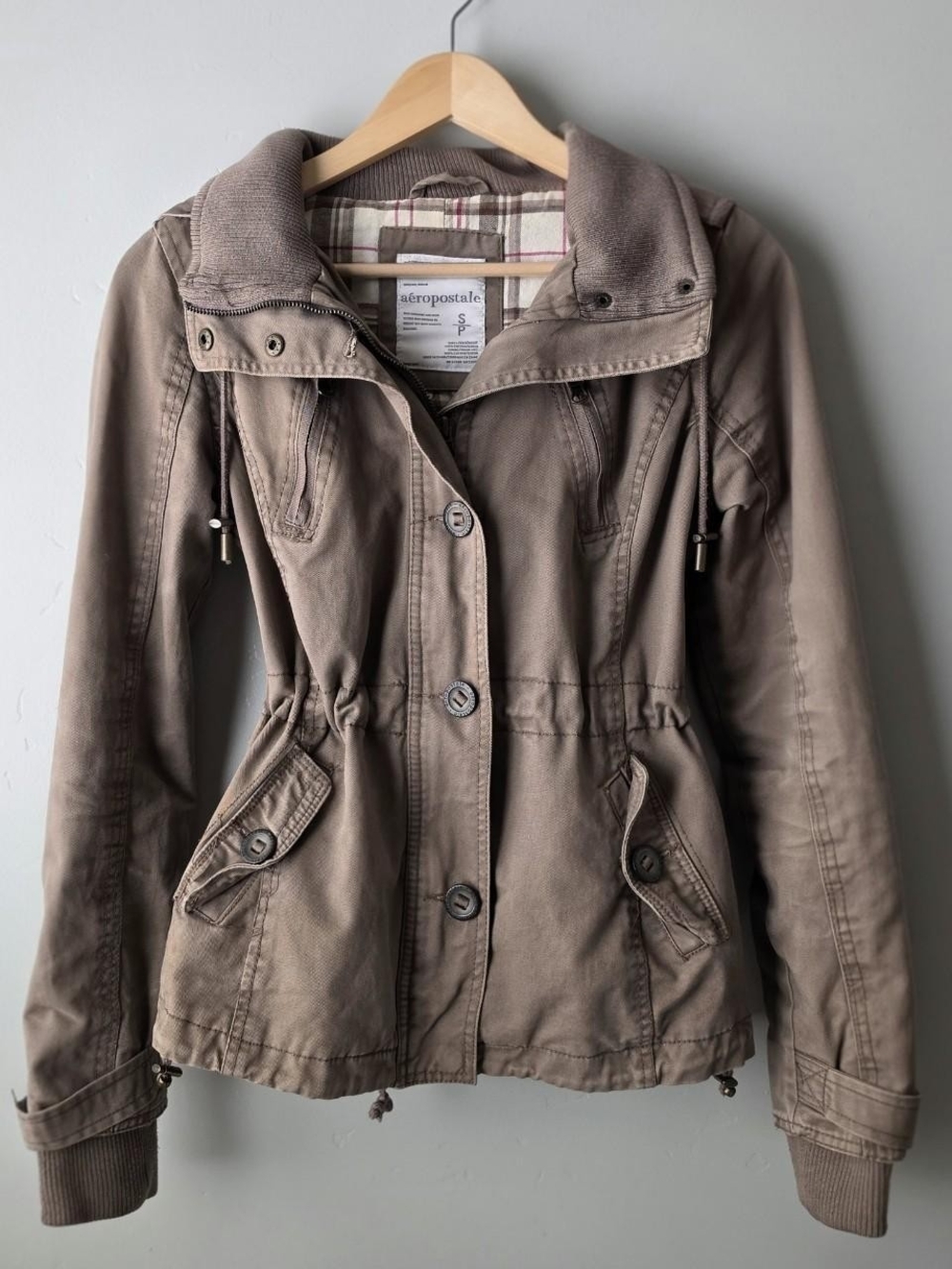 Vintage y2k Aeropostale cinched waist jacket S/M